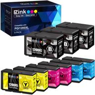 🖨️ e-z ink (tm) compatible ink cartridge replacement for canon pgi-1200xl: get the 9-pack for maxify printers mb2720, mb2320, and more with 3 black, 2 cyan, 2 magenta, and 2 yellow logo