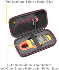 img 1 attached to 🧰 RLSOCO Hard Case for Fluke 323/324/325 Clamp Multimeter & KAIWEETS Digital Clamp Meter HT206B/ HT206D - With Protective Foam for Ultimate Protection