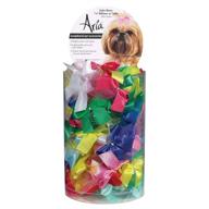 🎀 aria tulle bow dog ribbon, набор из 100 штук для собак в коробках, для улучшения seo. логотип