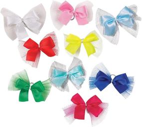 img 2 attached to 🎀 Aria Tulle Bow Dog Ribbon, Набор из 100 штук для собак в коробках, для улучшения SEO.