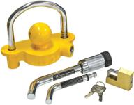 efficient yellow reese towpower 7014700 tow 'n store lock kit - a secure storage solution logo