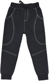 img 2 attached to KISBINI Athletic Sweatpant Trousers Camouflage Boys' Clothing