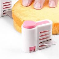 perfectly even slices with the 4 pcs cake leveler slicer: adjustable baking goods cake cutter for precise results logo