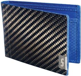 img 2 attached to Common Fibers Carbon Blocking Bifold Men's Accessories for Wallets, Card Cases & Money Organizers