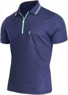 bcpolo men's blue athletic 👕 short sleeve polo shirt - size l логотип