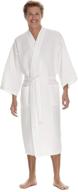 🛀 boca terry lightweight waffle spa robe logo