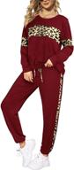 👖 sipaya colorblock sweatsuit sets: stylish and comfy 2-piece outfits for women логотип