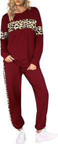 img 3 attached to 👖 Sipaya Colorblock Sweatsuit Sets: Stylish and Comfy 2-Piece Outfits for Women