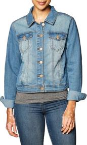 img 4 attached to 👑 Dollhouse Women's Queen Denim Jacket - Women's Coats, Jackets & Vests