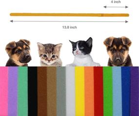 img 2 attached to 🐶 GAMUDA 15 Newborn Puppy Collars with Record Keeping Charts – Soft Nylon Whelping Collars for Pups – Adjustable & Assorted Colors