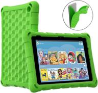 📱 new 2021 hd 10 tablet case - compatible with all-new hd 10 tablet and hd 10 plus tablet (11th gen, 2021 release) - lightweight shockproof cover for hd 10 tablet - green logo