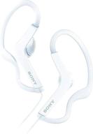 sony mdr-as210/w white sport in-ear headphones: enhanced seo-friendly product title logo