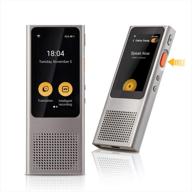 langogo minutes: two-way wifi voice translator with 100+ languages, touch screen, and speech-to-text transcription logo