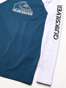 img 1 attached to 👕 Quiksilver Majolica Boys' Clothing - Youth Rashguard Sleeve