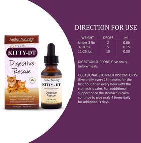 img 1 attached to 🐱 Kitty-DT Botanical Digestive Support for Felines - Natural Pet Supplement, 1 oz