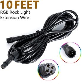 img 4 attached to 💡 Enhance Your Lighting Setup with YCHOW-TECH 10FT 4Pin Extension Cable for 4, 6, and 8 Pod RGB Multicolor LED Rock Lights Kits