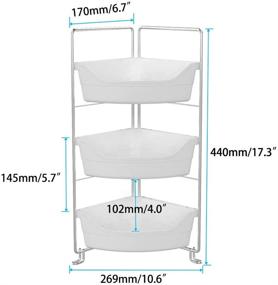 img 3 attached to Угловой органайзер для душевой кабины Organizing