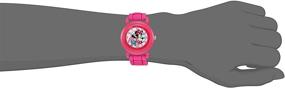 img 3 attached to 🕰️ Magical Timekeeping: Disney Minnie Quartz Plastic Silicone Girls' Watches