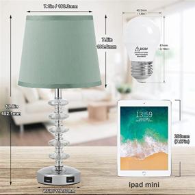 img 3 attached to 💡 Enhance Your Space with the Touch USB Crystal Table Lamp, an Elegant Addition with 3-Way Dimming for Bedroom, Living Room, or Hallway