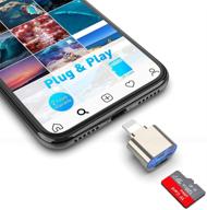 📱 aluminum micro sd card reader for phone/pad, mtakyi plug - game camera memory card reader for tf/micro sdxc/sdhc card, usb 3.0 adapter - plug and play logo