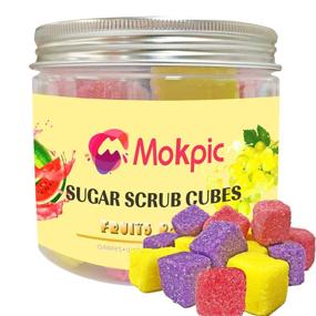img 4 attached to 🧖 Sugar Scrub Cubes - Exfoliating and Moisturizing Body Scrub for Knee, Elbow, and Foot - Ideal Gifts for Women and Moms - 12 oz