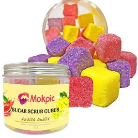 img 3 attached to 🧖 Sugar Scrub Cubes - Exfoliating and Moisturizing Body Scrub for Knee, Elbow, and Foot - Ideal Gifts for Women and Moms - 12 oz