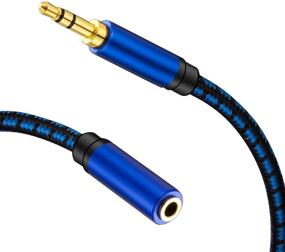 img 4 attached to 3ft Headphone Extension Cable Audio Extension Cord, NC XQIN 3.5mm Aux Extension Cable Male to Female Audio Stereo Cable Compatible with Phone, Headphones, and Speakers