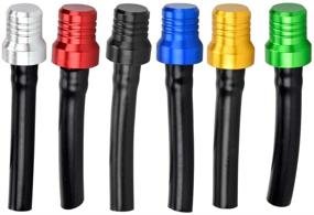 img 4 attached to 🏍️ Motorcycle Tank Gas Fuel Cap Valve Vent Breather Hose Tube - Universal Fit for 50cc 70cc 110cc 125cc XR CRF RM KX SSR Dirt Pit Quad Bike ATV