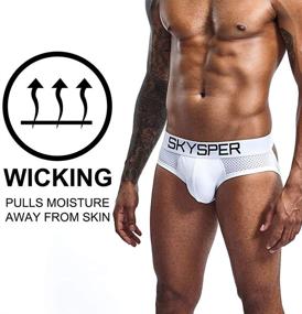 img 3 attached to 🩲 SKYSPER Men's Jockstrap: Breathable Mesh Cotton Jock Straps for Enhanced Comfort and Support in Men's Athletic Underwear