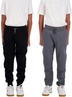 tony hawk boys 2-pack fleece jogger sweatpants: stay cozy with zipper pockets & easy pull-on style for kids logo