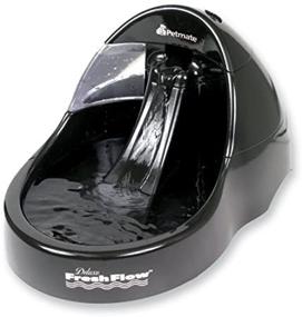 img 2 attached to Black Medium Petmate Deluxe 🖤 Fresh Flow Pet Fountain - Enhanced SEO