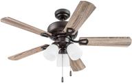 🏟️ miller park ceiling fan 44 in bronze - portage bay 51442 логотип