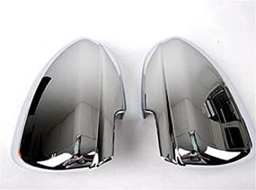 img 3 attached to 🚘 Enhance Your Chevy Cruze's Style with 2PCS Chrome Mirror Covers 2009-2014