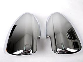 img 2 attached to 🚘 Enhance Your Chevy Cruze's Style with 2PCS Chrome Mirror Covers 2009-2014