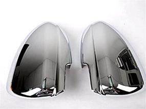 img 4 attached to 🚘 Enhance Your Chevy Cruze's Style with 2PCS Chrome Mirror Covers 2009-2014