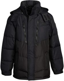 img 4 attached to Детская зимняя куртка Reebok - утепленный ветровка пуховик Bubble Puffer (размеры 4-20) - улучшить SEO