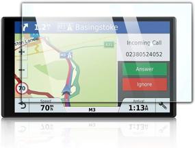 img 4 attached to 📱 YEE PIN DriveSmart 65 6.95" Display Glass Screen Protector & Traffic GPS Navigator - Touch Screen Protector for DriveSmart 65