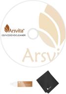 arsvita arcd-02 laser lens cleaner set: safe & effective cd/vcd/dvd player cleaning solution logo