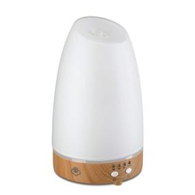 img 2 attached to 🌬️ Serene House Astro White Small 90mm Glass and Light Wood Base Aromatherapy Diffuser