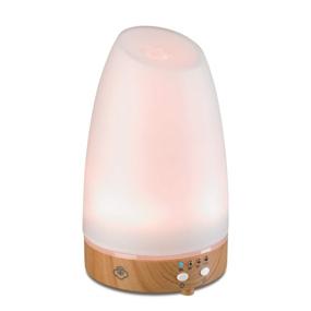 img 1 attached to 🌬️ Serene House Astro White Small 90mm Glass and Light Wood Base Aromatherapy Diffuser