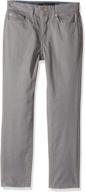 👖 lucky brand boys' stretch twill pant with 5 pockets logo
