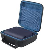 заменяемый чехол co2crea hard travel case для bose soundlink color 2 bluetooth speaker ii (черный чехол в полуночно-синем цвете) логотип