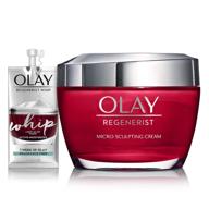 🎁 olay regenerist microsculpting cream: hyaluronic acid & niacinamide moisturizer + whip travel gift set logo