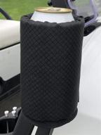 🍺 bushwhacker insulated magnetic can cooler - ideal for golf carts, toolboxes, forklifts, tractors, buses, lawnmowers - accessory holder, organizer, bottle sleeve - cozy drink 16 oz ounce logo