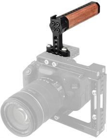 img 2 attached to 🎥 CAMVATE Brazilian Wooden Camera Cage Top Handle Grip