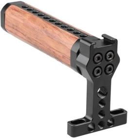 img 3 attached to 🎥 CAMVATE Brazilian Wooden Camera Cage Top Handle Grip