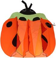 🪁 image 3d kite large orange ladybird breeze: frameless soft parafoil beach kite - perfect gift for kids and family fun логотип