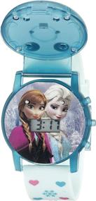 img 2 attached to Disney Kids' FZN3821SR Blue Watch: Digital Display Analog Quartz Timepiece