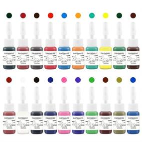 img 3 attached to 🖌️ Tatooine Tattoo Ink Set: Professional 5ml Tattoo Supply Ink for Skin - 20 Color Pigment Kit for Tattoo Machine