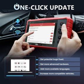 img 1 attached to 🚗 CRP909X: 2021's Latest LAUNCH OBD2 Scanner for All Cars - Reset ABS, IMMO, TPMS, SAS, Oil, EPB, BMS, Injector Coding, AutoVIN - Powerful Automotive Tools with Android 7.1 & Free Updates